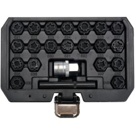   YATO YT-060305 VW kerékőr csavar leszedő készlet 22 részes