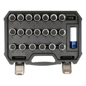   YATO YT-060306 Opel kerékőr csavar leszedő készlet 21 részes