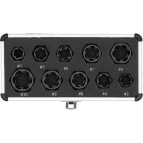 YATO YT-060311 Törtcsavar kiszedő készlet 10 részes