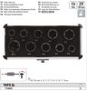 YATO YT-06031 Roncsolt csavarfej leszedő készlet 10 részes 3/8 Col 9-19 mm