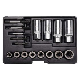   YATO YT-06033 Roncsolt csavarfej és törtcsavar kiszedő készlet 17 részes