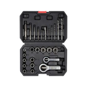   YATO YT-06037 Sérült csavar és anya kiszedő készlet 26 részes 3/8 Col