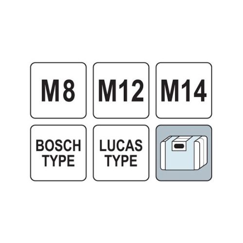 YATO YT-0617 Porlasztó kiszedő Diesel motorokhoz M8-M14