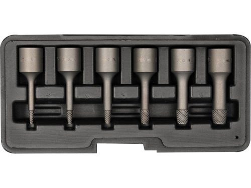 YATO YT-0623 Törtcsavar kiszedő készlet 6 részes 3/8 Col M2-M10
