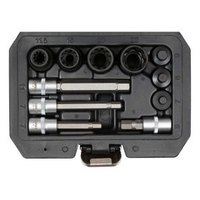   YATO YT-06808 Féknyereg szerelő dugókulcs készlet 11 részes 3/8 Col, 1/2 Col CrV