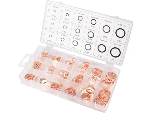 YATO YT-068721 Réz alátét készlet 220 részes