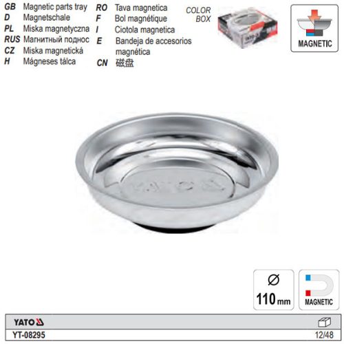 YATO YT-08295 Mágnestál 110 mm