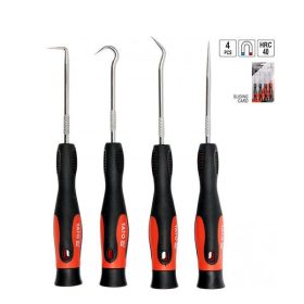   YATO YT-0843 Tömítés kiszedő kampós készlet 4 részes mágneses