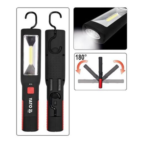 YATO YT-08504 Akkus LED lámpa 3 W COB