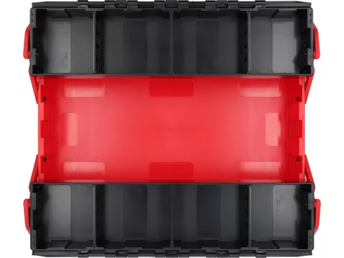 YATO YT-08977 Műanyag szerszámláda kétoldalra nyíló 3 polcos