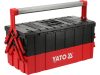 YATO YT-08978 Műanyag szerszámláda kétoldalra nyíló 5 polcos