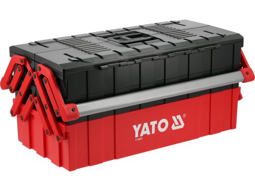 YATO YT-08978 Műanyag szerszámláda kétoldalra nyíló 5 polcos
