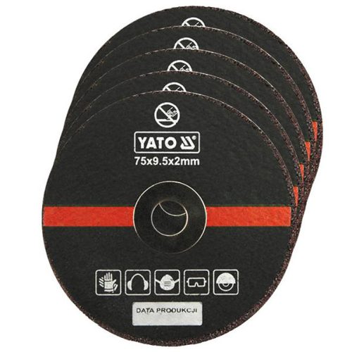 YATO YT-0994 Vágókorong fémre 75 x 9,5 x 2,0 mm YT-0993-hoz (5 db/cs)