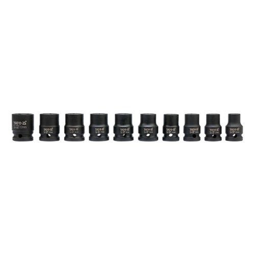 YATO YT-1025 Gépi dugókulcs készlet 10 részes 1/2 Col 10-22 mm CrMo