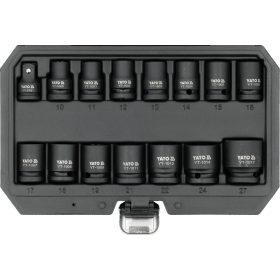 YATO YT-10253 Gépi ütvecsavarozó fej készlet 1/2"