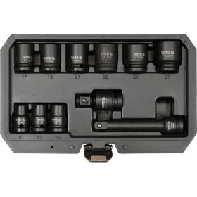   YATO YT-10255 Gépi dugókulcs készlet 11 részes 1/2 Col 10-27 mm CrMo