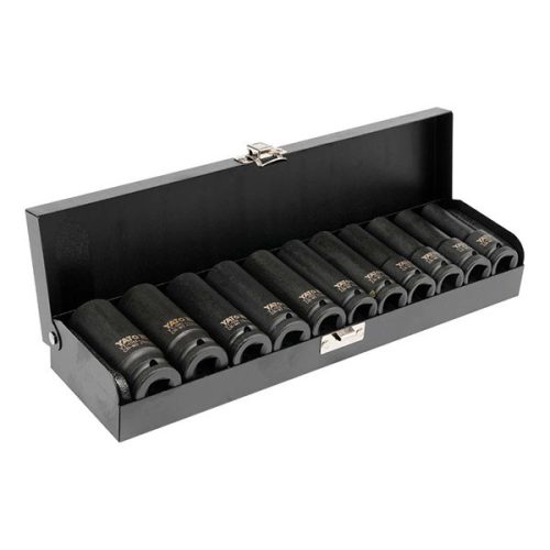 YATO YT-1054 Gépi hosszú dugókulcs készlet 11 részes 1/2 Col 10-24 mm CrMo