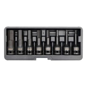   YATO YT-1066 Gépi hosszú bit dugókulcs készlet 8 részes Imbusz 1/2 Col 6-19 mm CrMo