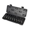 YATO YT-10691 Gépi hosszú bit dugókulcs készlet 9 részes Spline 1/2 Col M4-M16 CrMo