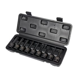   YATO YT-10691 Gépi hosszú bit dugókulcs készlet 9 részes Spline 1/2 Col M4-M16 CrMo