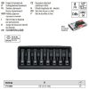 YATO YT-1069 Gépi hosszú bit dugókulcs készlet 8 részes Spline 1/2 Col M5-M18 CrMo