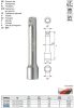YATO YT-1248 Dugókulcs toldószár 1/2 Col 254 mm CrV