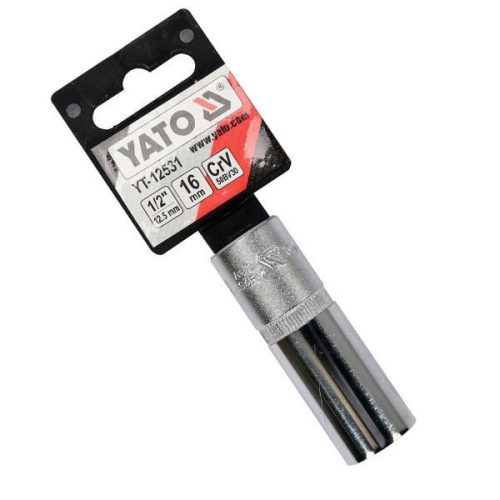 YATO YT-12531 Gyertyakulcs 1/2 Col 16 mm / 64 mm CrV