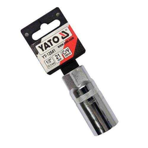 YATO YT-12541 Gyertyakulcs 1/2 Col 21 mm / 64 mm CrV