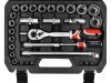 YATO YT-12660 Dugókulcs készlet 60 részes 1/2 Col 1/4 Col CrV