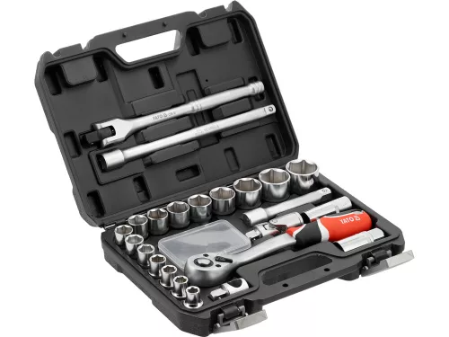 YATO YT-12662 Dugókulcs készlet 1/2 col 24 részes