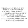 YATO YT-12671 Dugókulcs készlet 25 részes 1/2 Col 10-32 mm CrV