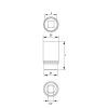 YATO YT-12940 Hosszú dugókulcs 12 szögletű 1/2 Col 18 mm CrV