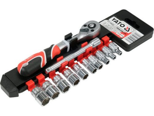 YATO YT-14432 Dugókulcs készlet 12 részes 1/4 Col 4-13 mm CrV