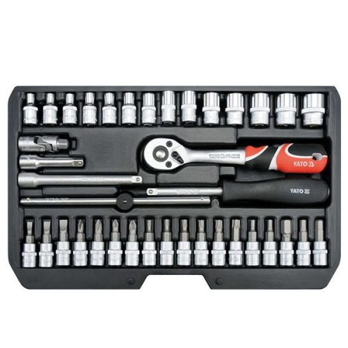 YATO YT-14471 Dugókulcs készlet 38 részes 1/4" 3,5-14 mm CrV