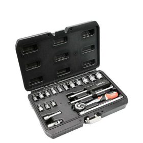   YATO YT-14491 Dugókulcs készlet 20 részes 1/4 Col 3,5-14 mm CrV