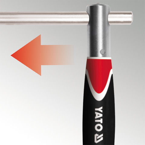 YATO YT-1565 T-hajtószár 1/4 Col x 310 mm forg. nyéllel CrV