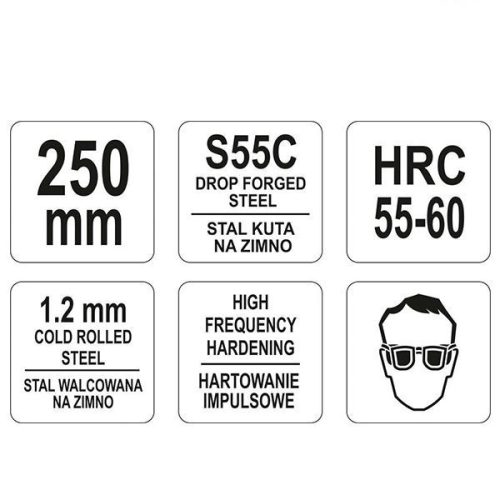 YATO YT-1964 Lemezvágó olló 250 mm egyenes