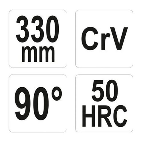 YATO YT-20402 Hosszúcsőrű fogó hajlított 90° 330 mm CrV