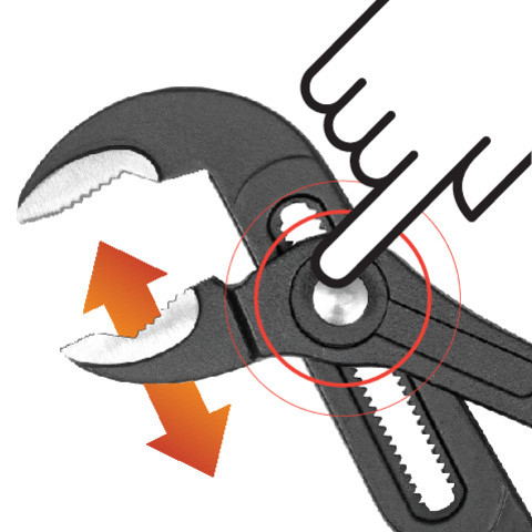 YATO YT-20891 Vízpumpafogó 240 mm gyorsgombos