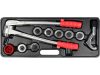 YATO YT-21825 Csőperemező készlet 10 részes 3/8 Col-1 1/8 Col