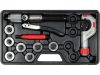 YATO YT-21826 Hiderulikus csőperemező készlet 10 részes 3/8 Col-1 1/8 Col