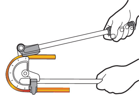 YATO YT-21844 Kézi csőhajlító 15 mm (9/32 Col)