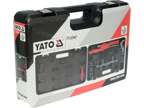 YATO YT-21847 Kézi csőhajlító készlet 10 részes 6-22 mm