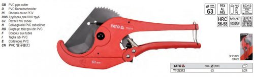 YATO YT-2231 Csővágó olló (PVC) Max d=42 mm
