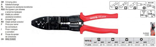 YATO YT-2254 Saruzó fogó