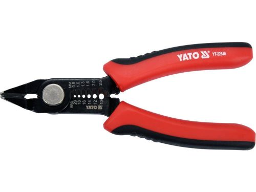 YATO YT-22640 Kábelvágó és krimpelő fogó 140 mm 0,8-26 mm2