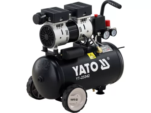 YATO YT-23342 Kompresszor 24L tartállyal csendes olajmentes