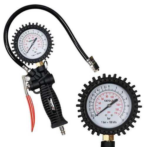 YATO YT-23703 Kerékfúvató pisztoly nyomásmérővel 1/4 Col