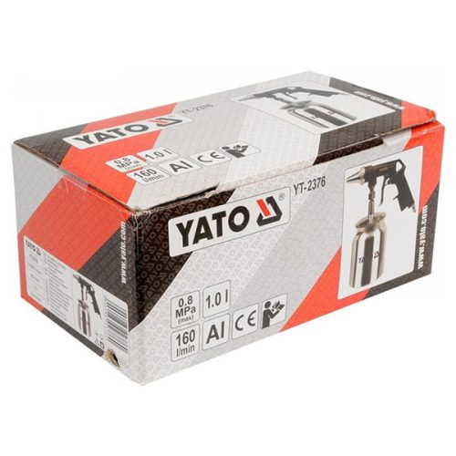 YATO YT-2376 Homokfúvó pisztoly als. tart. 1l
