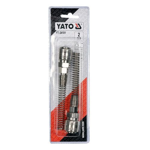YATO YT-24101 Pneumatikus tömlő gyorscsatlakozó hüvely 1/4 Col csővéggel 6 x 10 mm